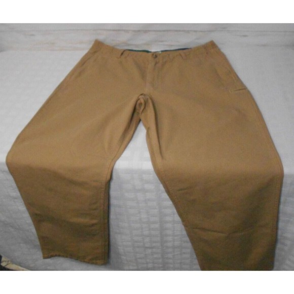 CARBON2COBALT Carbon 2 Cobalt 40 x 32 Mens Beige Khaki Pants Cotton Casual